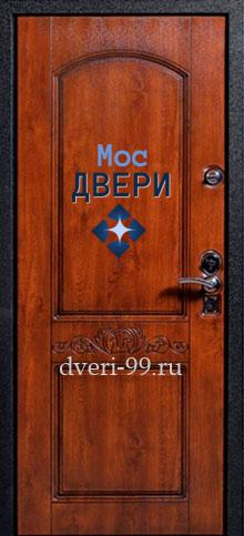 Входная дверь в частный дом №20 Массив + МДФ
