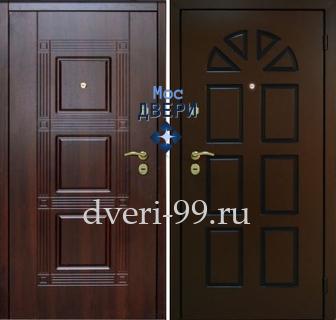 Входная дверь Дверь с МДФ с двух сторон №107