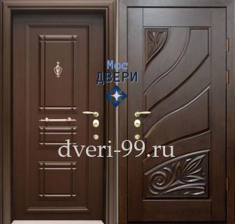Входная дверь Дверь с МДФ с двух сторон №113