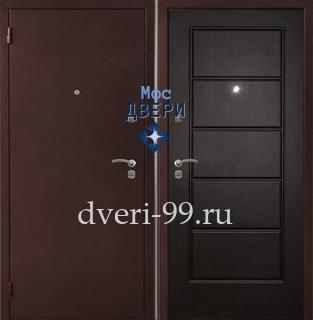 Уличная дверь стальная Дверь с порошковым напылением и МДФ №58