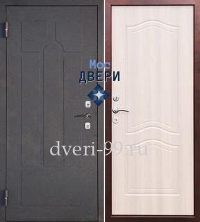 Уличная дверь стальная Дверь с терморазрывом порошковое напыление и МДФ № 12