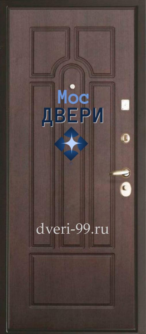Входная дверь в частный дом №16 МДФ + МДФ