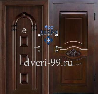 Входная дверь Дверь с МДФ с двух сторон №112