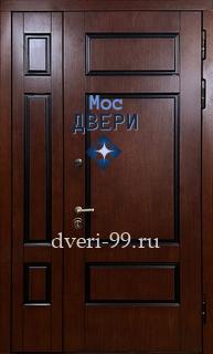 Входная дверь Дверь МДФ шпон с боковой вставкой, терморазрыв №89