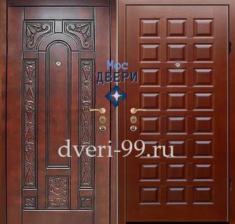Входная дверь Дверь с МДФ с двух сторон №117