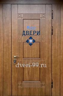 Входная дверь Глухая МДФ дверь с боковыми вставками №68