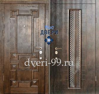 Входная дверь Дверь с МДФ с двух сторон №114