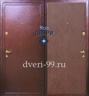 Уличная дверь стальная Дверь с порошковым напылением + винилискожа №4