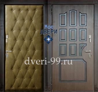 Входная дверь Дверь с МДФ шпон и винилискожей №31