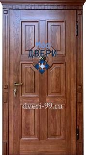 Входная дверь Дверь МДФ с карнизом №69