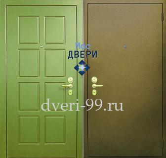 Уличная дверь стальная Дверь с порошковым напылением + МДФ №31