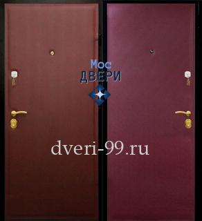  Дверь эконом, отделка винилискожа + винилискожа №4