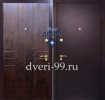 Уличная дверь стальная Дверь с порошковым напылением и МДФ №61