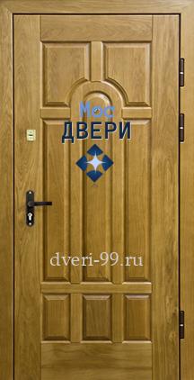 Входная дверь №41 МДФ шпон 16мм + Филёнчатый МДФ 16мм