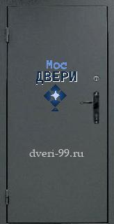 Тамбурная Глухая техническая дверь №1