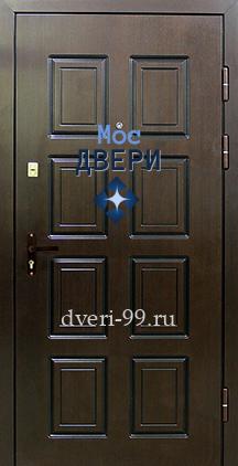 Входная дверь №43 МДФ шпон 16мм + Филёнчатый МДФ 16мм