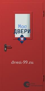 Входная Остекленные противопожарные двери №10 - ДМПС 1