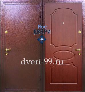 Уличная дверь стальная Дверь с порошковым напылением + МДФ №30
