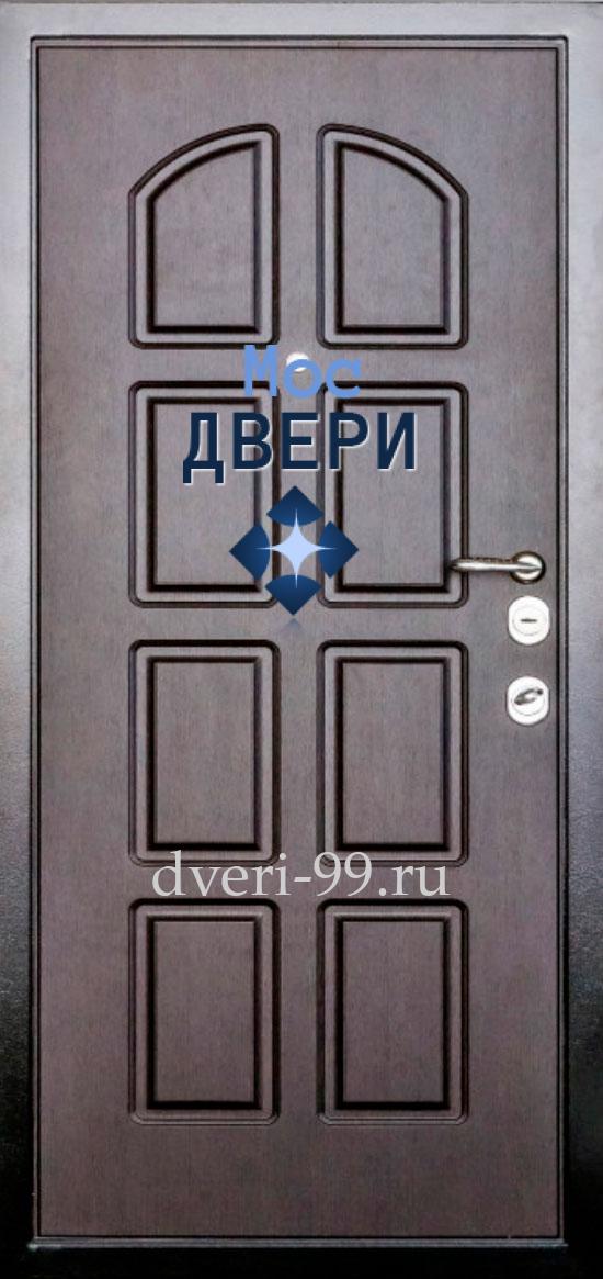 Входная дверь в частный дом №7 МДФ + МДФ ПВХ 10мм