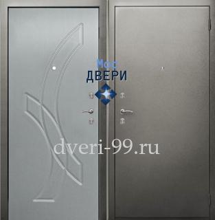 Уличная дверь стальная Дверь с порошковым напылением + МДФ №34