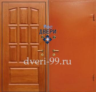 Уличная дверь стальная Дверь с порошковым напылением и МДФ №60