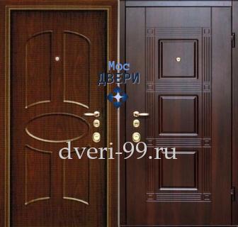 Входная дверь Дверь с МДФ и массивом дерева №24