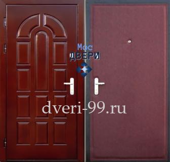 Входная дверь Дверь с МДФ и винилискожей №100