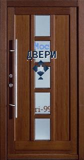 Входная дверь Дверь с МДФ и стеклом №135