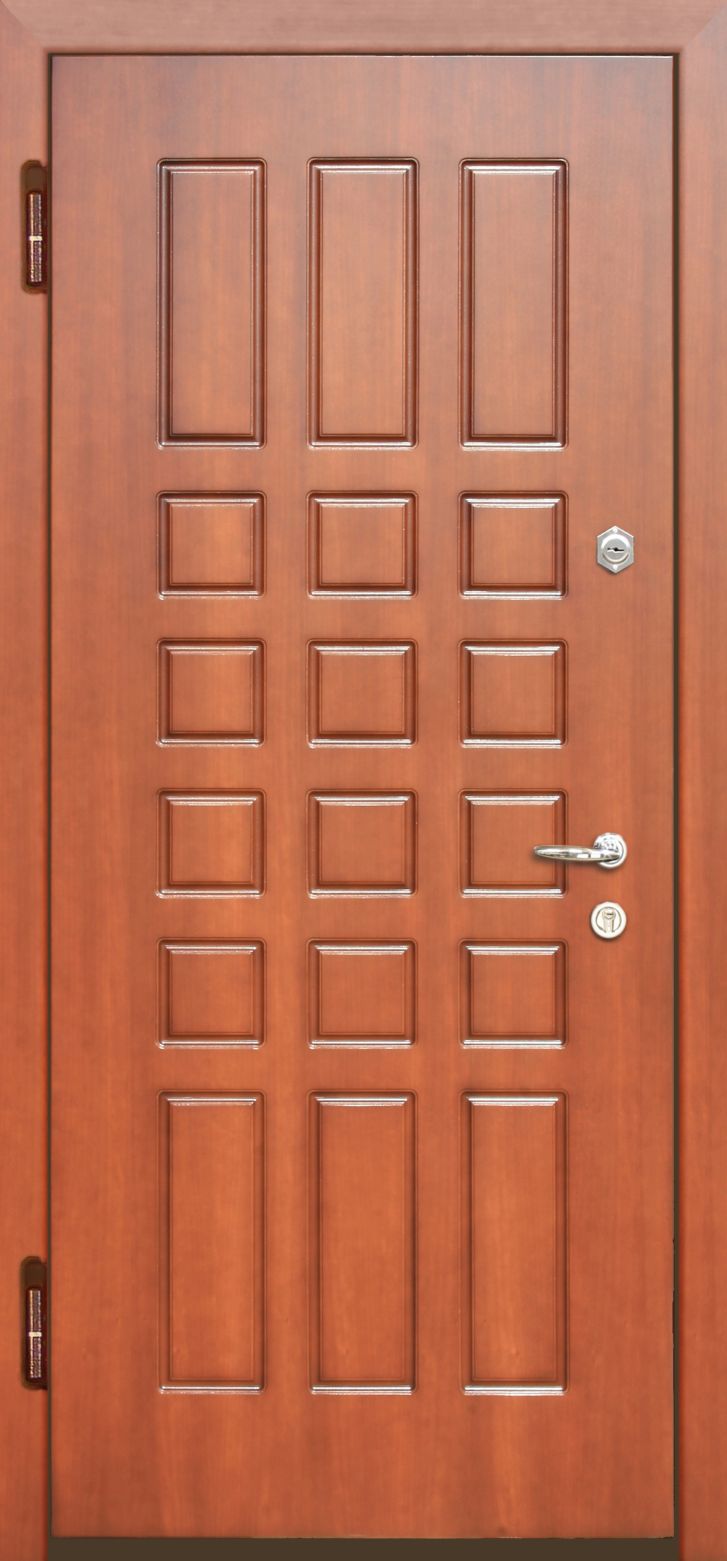 Входная дверь №18 МДФ шпон 16мм + МДФ шпон 16 мм