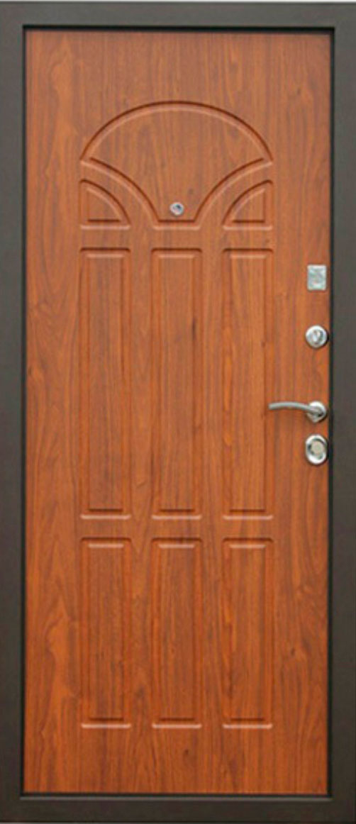Входная дверь в частный дом №17 МДФ + МДФ