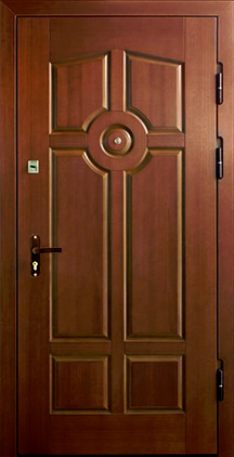 Входная дверь №4 МДФ + МДФ шпон 16мм