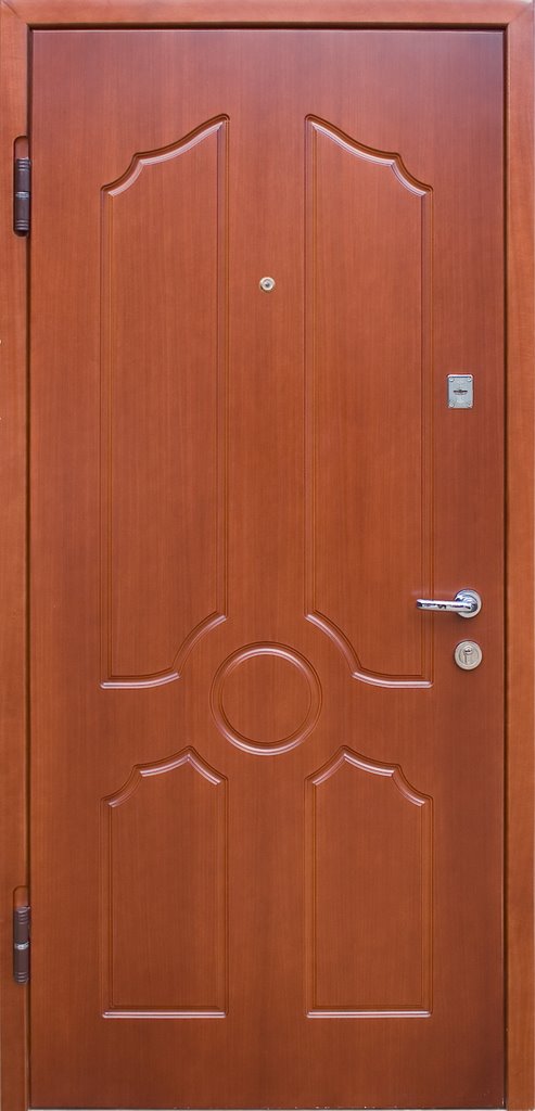 Входная дверь №17 МДФ шпон 10мм + МДФ шпон 10 мм