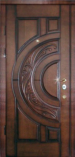 Входная дверь в частный дом №22 Массив + Массив